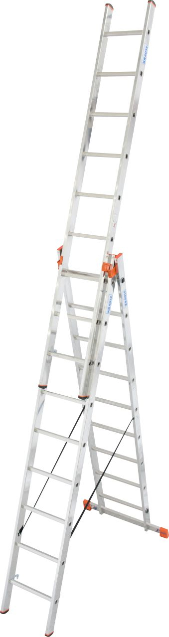Tribilo VielzweckLeiter 3x9 Sprossen + GRATIS Trittablage
