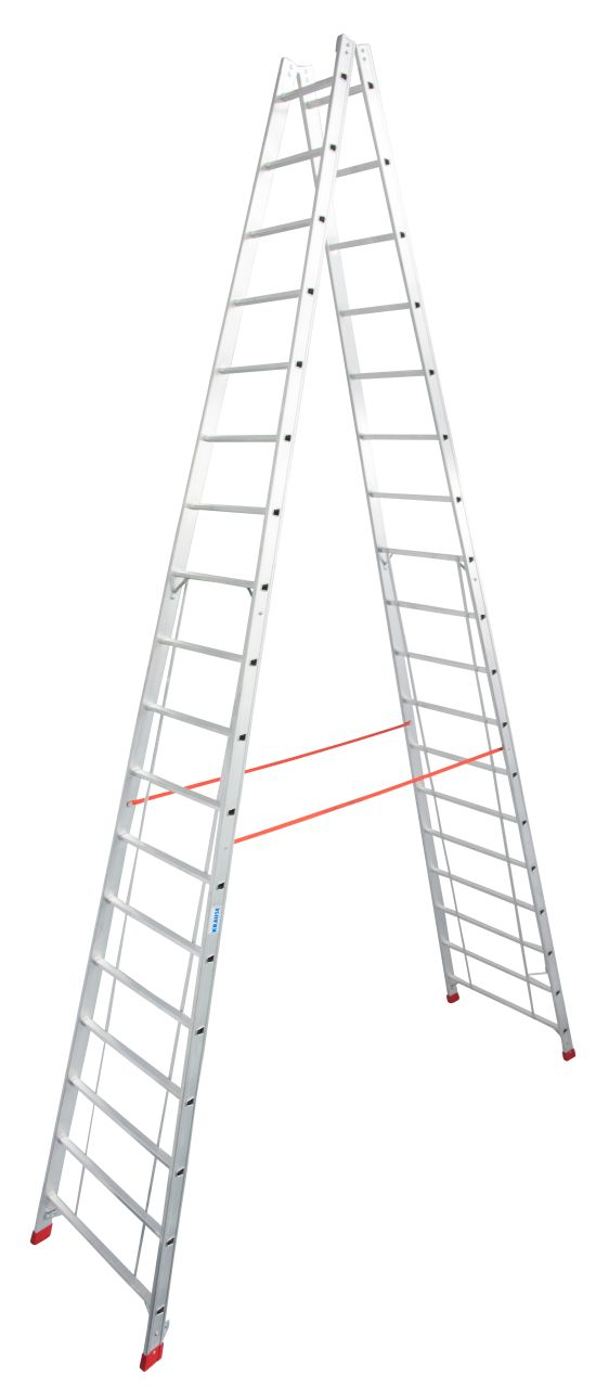 Stabilo Sprossen-Doppelleiter 2x6 Sprossen/Stufen