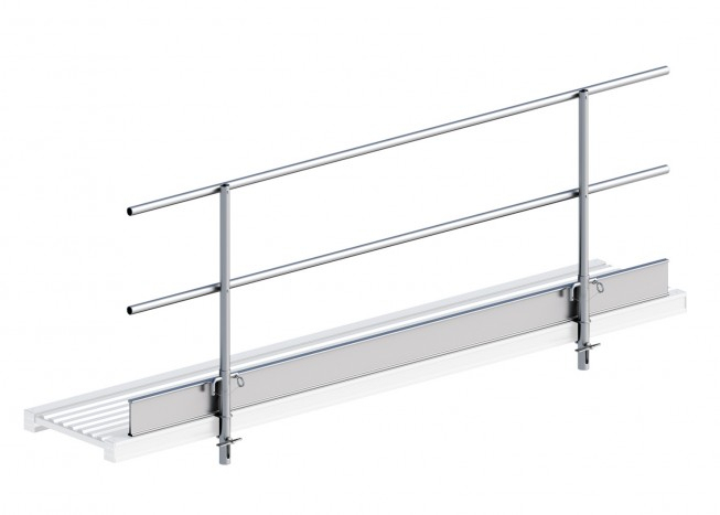 Seitenschutz für Alu-Steg 600, 3,18 m Seitenschutz für Alu-Steg 600, 3,18 m