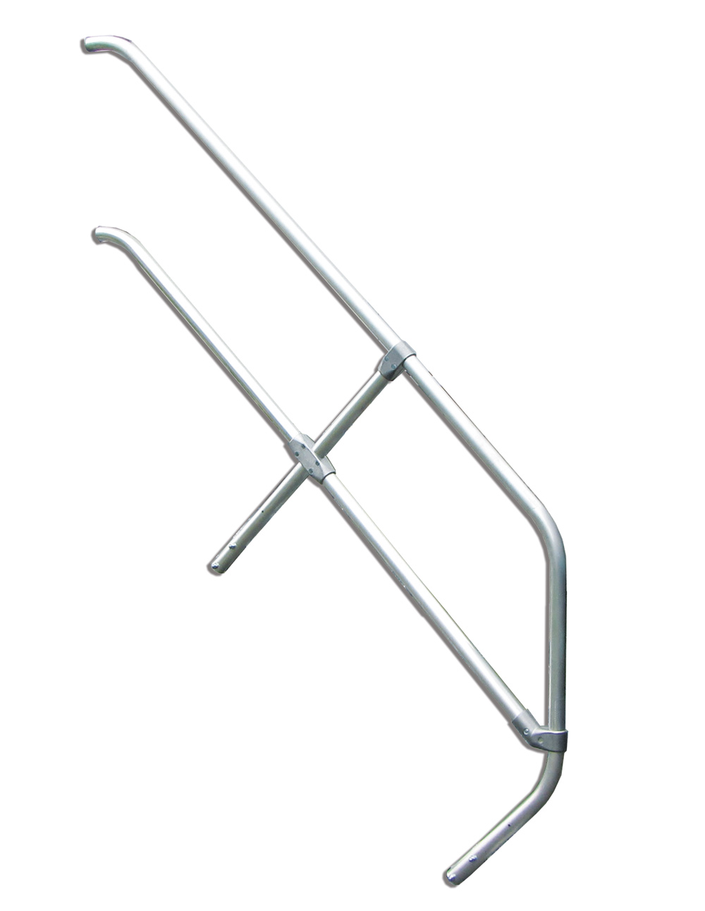 Treppengeländer für 45° Treppe, 8 Stufen