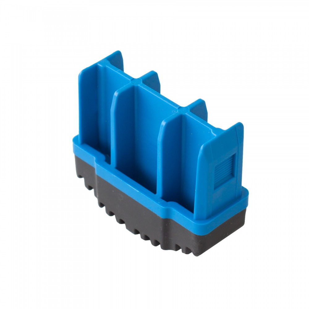 Fußstopfen (Paar), blau – Holm 97x25, K-211026 Fußstopfen 97 x 25 mm blau (Paar)