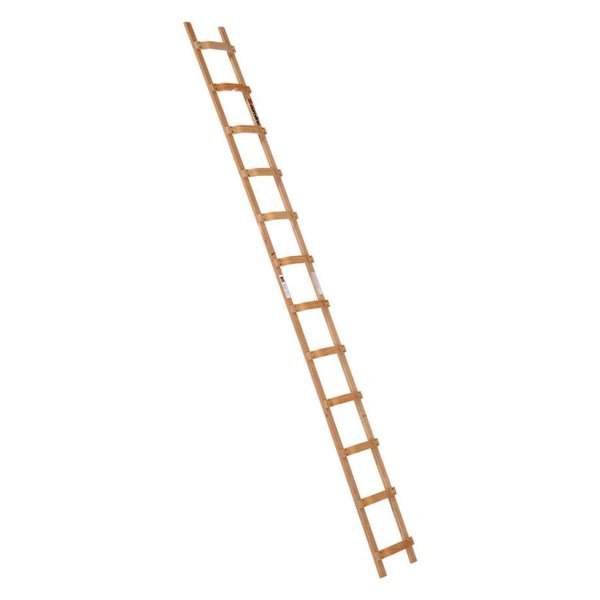 Holz-Dachdeckerauflegeleiter, 12 Sprossen