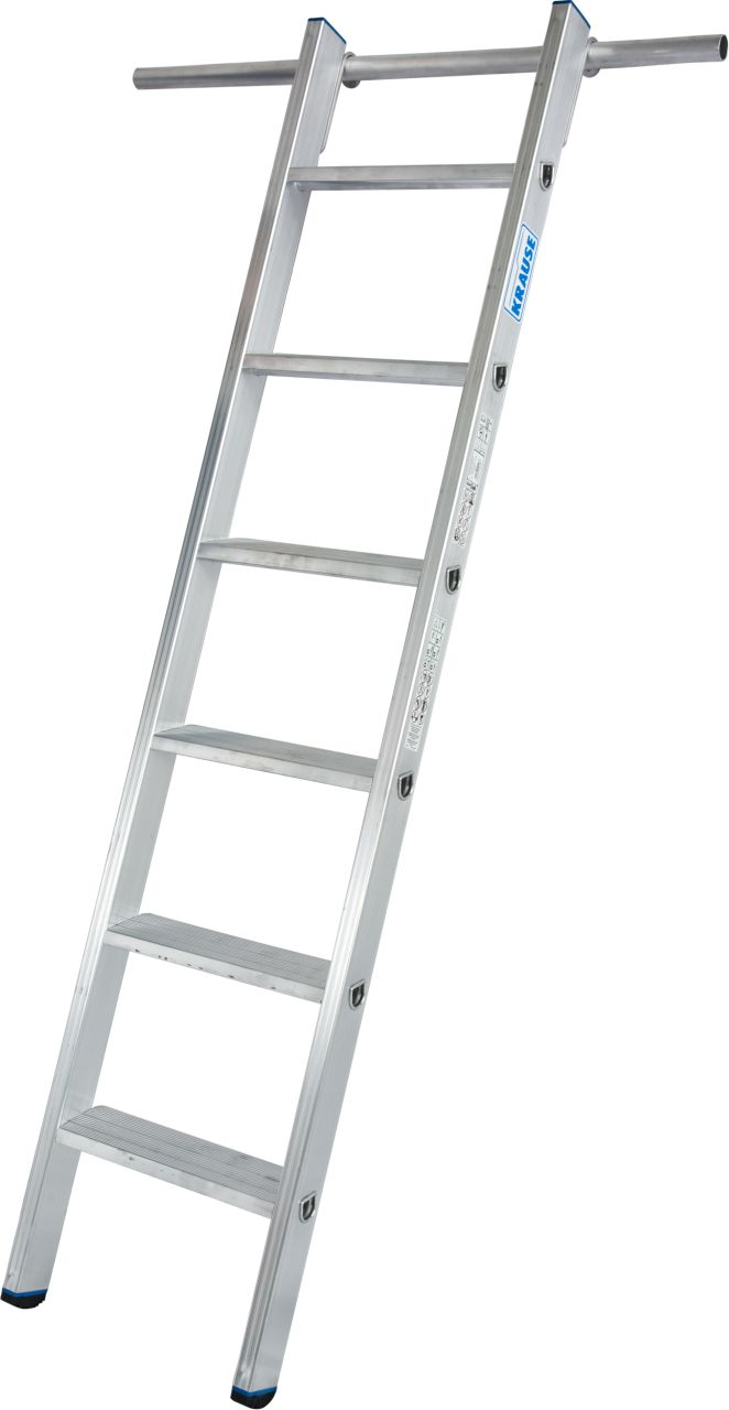 Stufen-Regalleiter einhängbar, mit 1 Paar Einhängehaken, 6 Stufen Stufen-RegalLeiter einhängbar, mit 1 Paar Einhängehaken, 6 Stufen