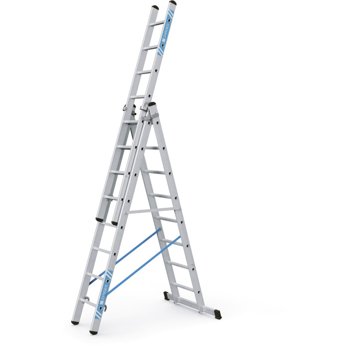 Skymaster X, Gebördelte Mehrzweckleiter, 3-teilig, 3x9 Sprossen