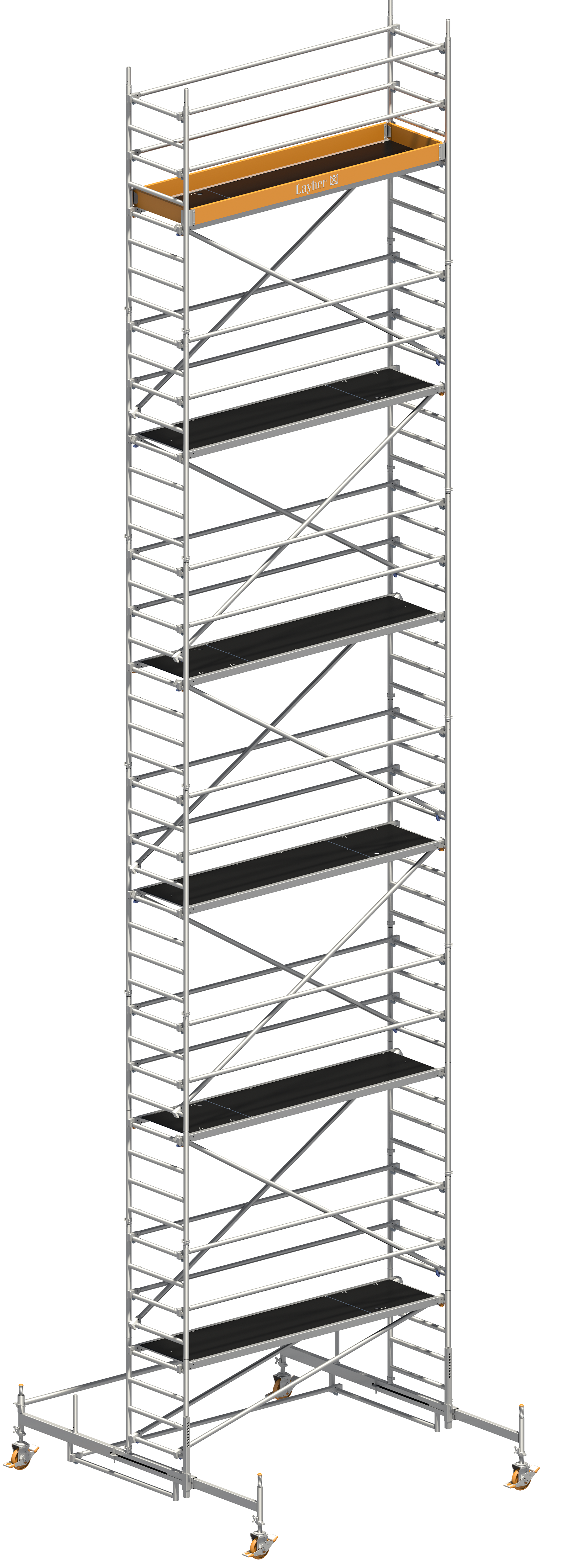 Uni Standard Sicherheitsaufbau P2 Arbeitshöhe 6,35 m