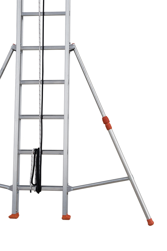 Ausleger + 2 Gabeln aus Gussaluminium + Band