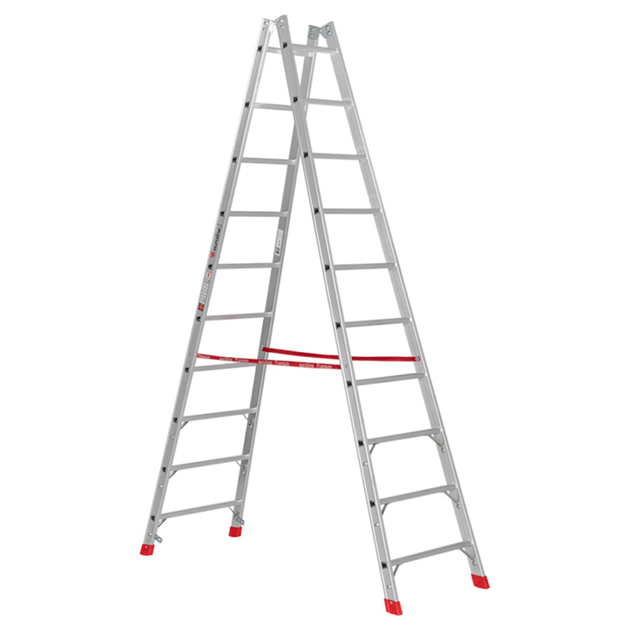 PREMIUM line Alu-Sprossenstehleiter, 2 x 4 Sprossen