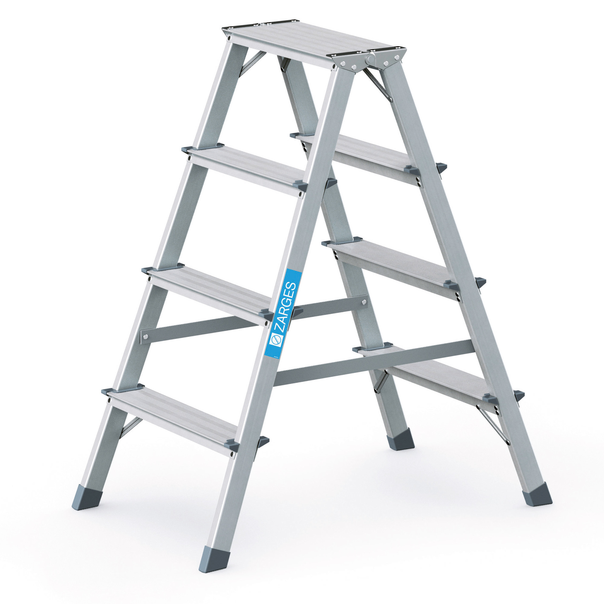 Scana B, Genietete Stufen-Stehleiter, 2x4 Stufen Scana B, Genietete Stufen-Stehleiter, 2x4 Stufen