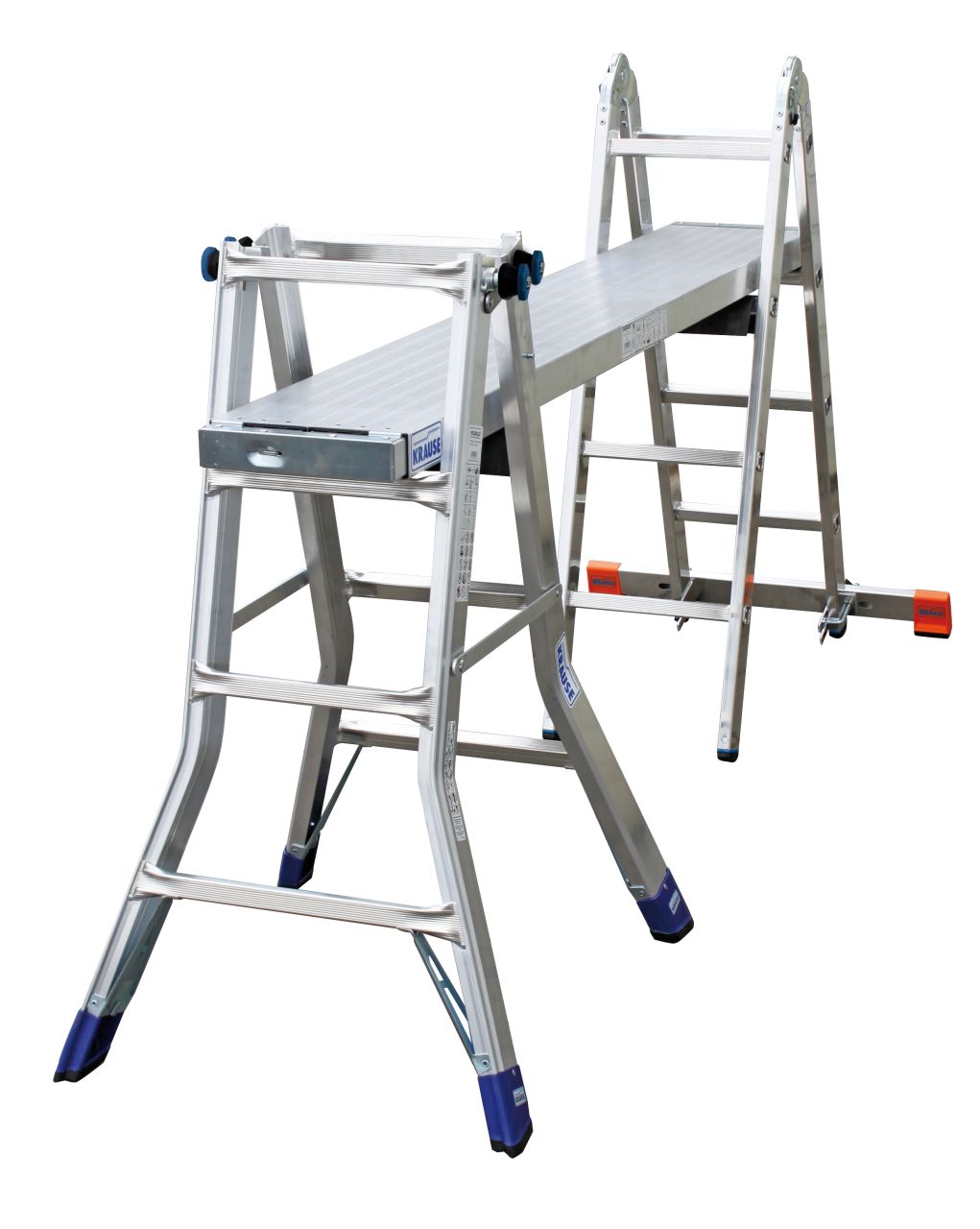 STABILO Sprossen-Gelenk-Teleskopleiter, 4 x 4 Sprossen
