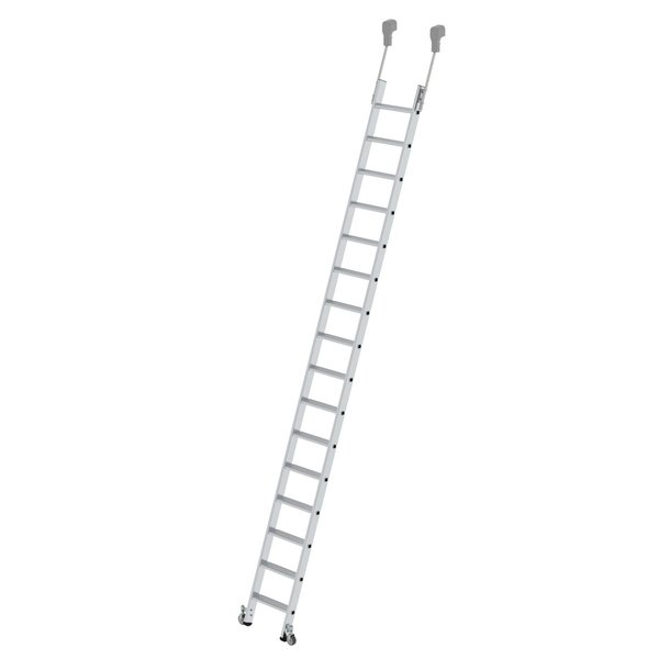 PREMIUM line Alu-Regalleiter, fahrbar, 16 Stufen PREMIUM line Alu-Regalleiter, fahrbar, 16 Stufen