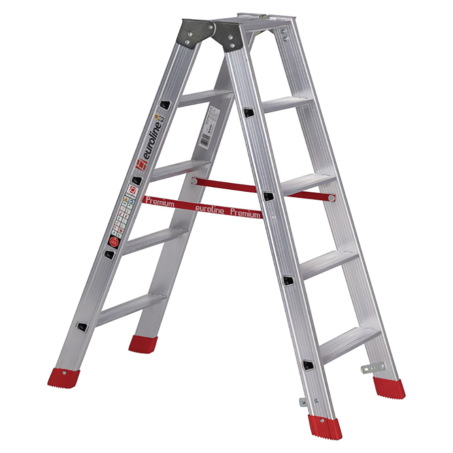 PREMIUM line Alu-Stufenstehleiter, 2 x 2 Stufen