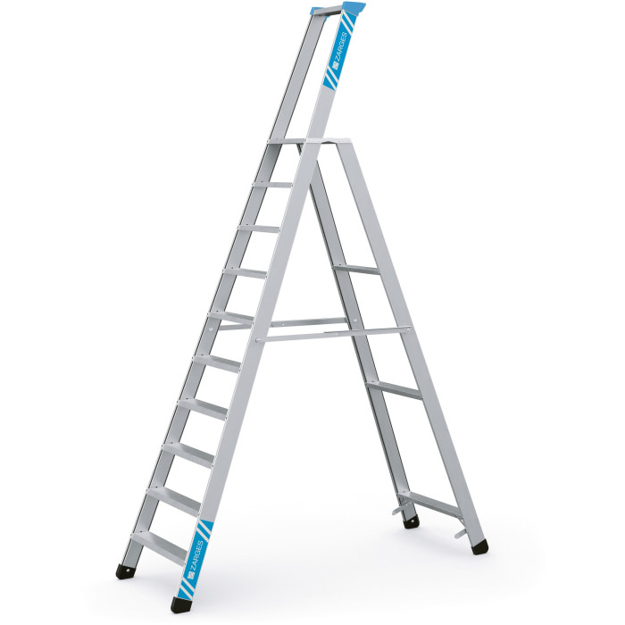 Seventec S, Genietete Stufen-Stehleiter, 3 Stufen einschl. Plattform