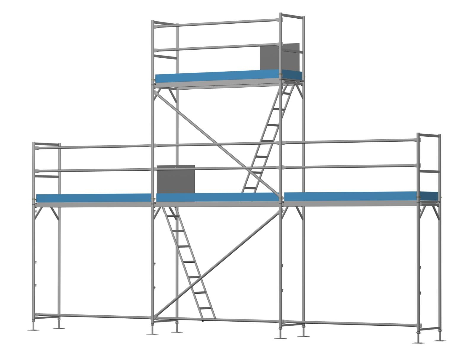 Giebelgerüst mini xtra Komplett - 2,5 m Felder