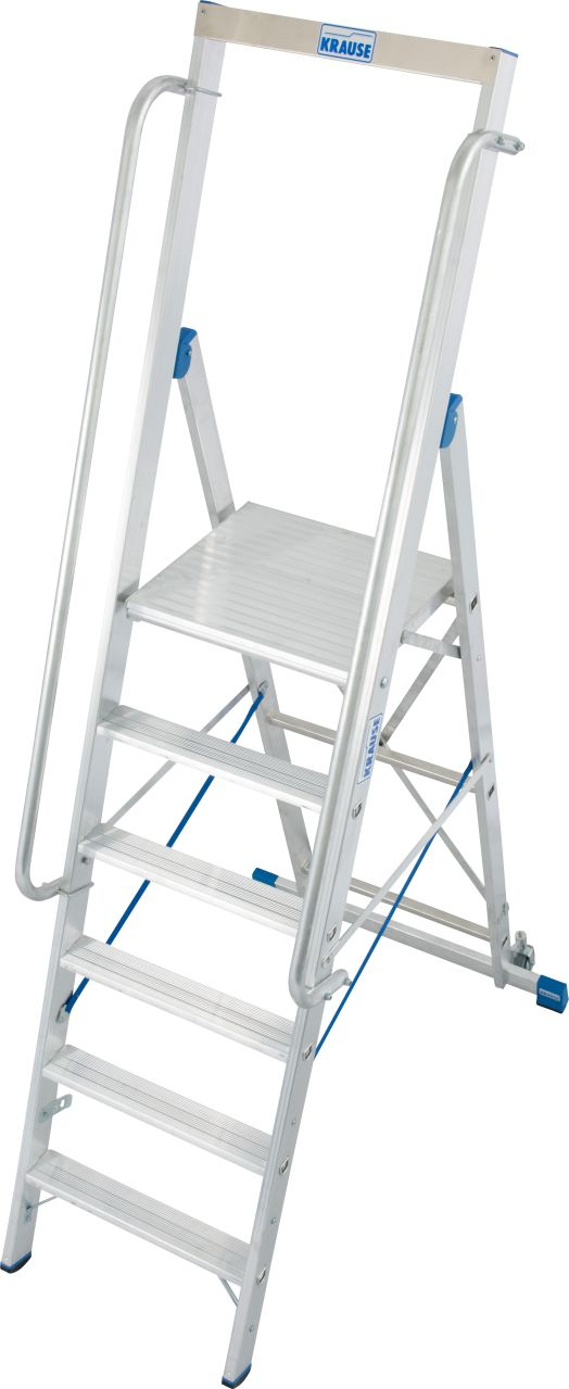Stabilo Stufen-Stehleiter mit großer Standplattform 4 Sprossen/Stufen