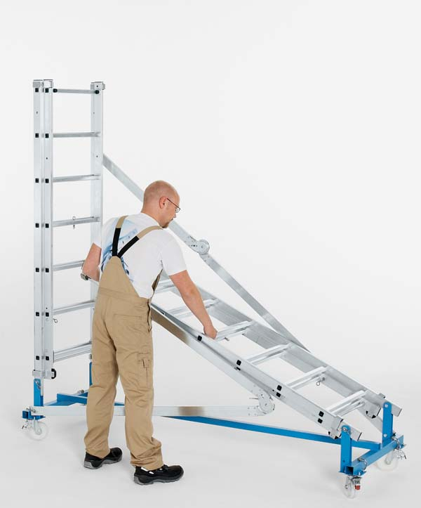 Z600 ZAP Arbeitsbühne, höhenverstellbar, Zarges GmbH Variomaster T, Arbeitsbühne, höhenverstellbar - 1,25 - 2,46 m