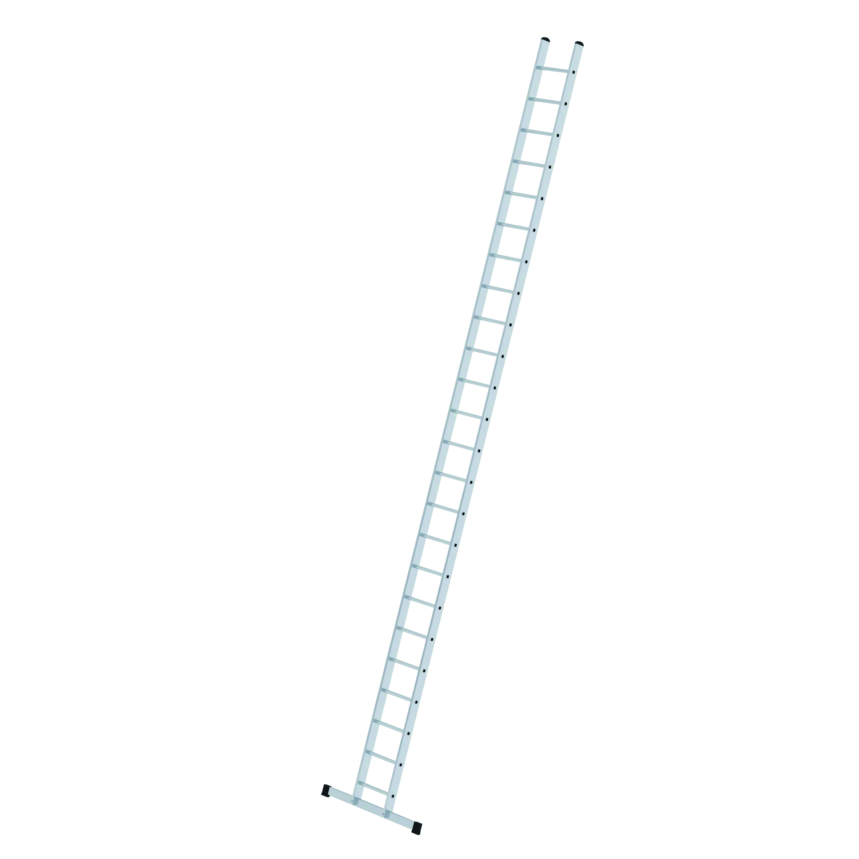 Sprossen-Anlegeleiter mit Standard-Traverse, 14 Sprossen Sprossen-Anlegeleiter mit Standard-Traverse - 12 Sprossen