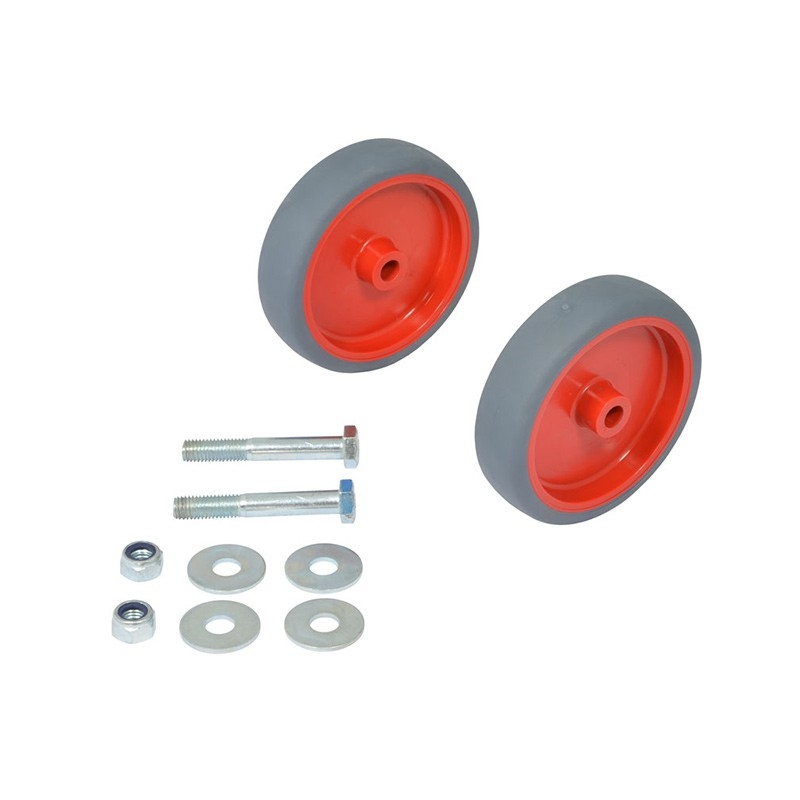 Ernst Wandrollen mit Schrauben (rot mit Beschichtung) LZ005602 Wandrollen rot, beschichtet, mit Schrauben