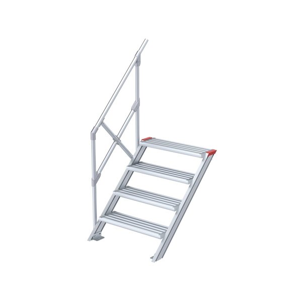 Euroline 45° Treppe , 600 mm Stufenbreite 4 Stufen