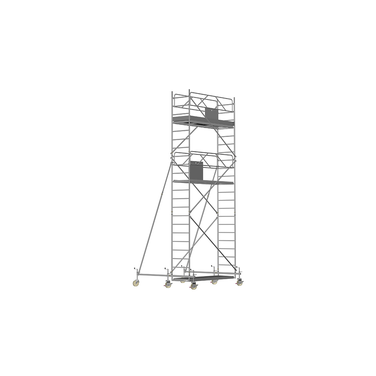 Universal PROFI - Länge: 2,50 m - Breite: 0,80 m, Standhöhe 11,60 m