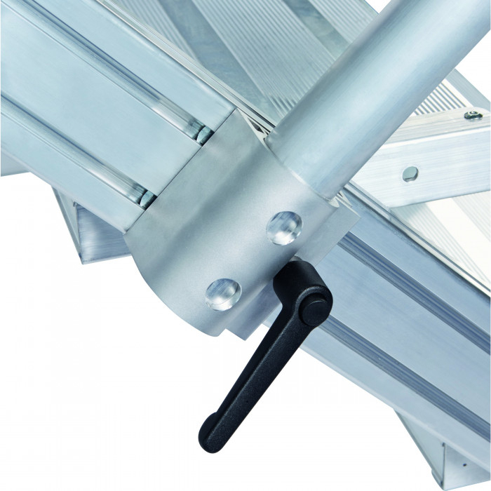 Klemmhebel Treppe, Neigung 60°, Stufenbreite 600 mm, 5 Stufen