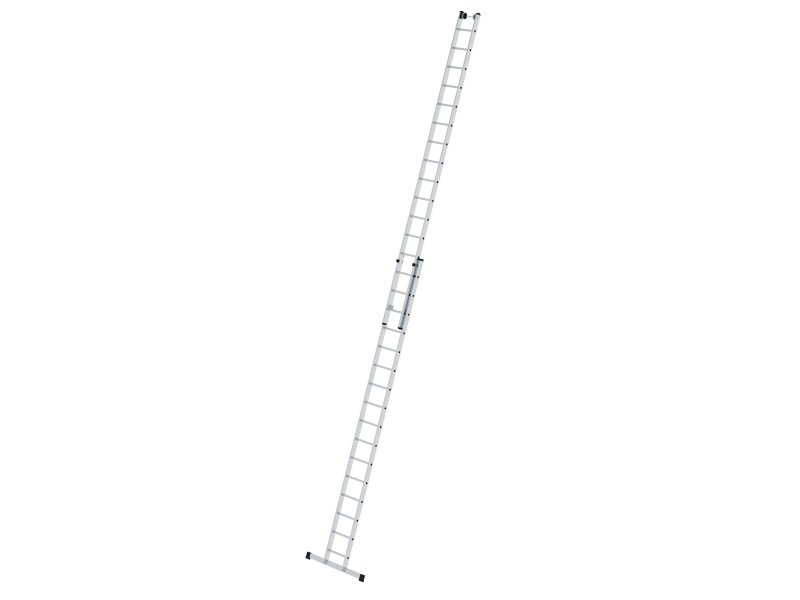 Sprossen-Schiebeleiter 2-teilig mit Standard-Traverse, 2x16 Sprossen Aluminium-Schiebeleiter 2-teilig mit Standard-Traverse , 2x8 Sprossen