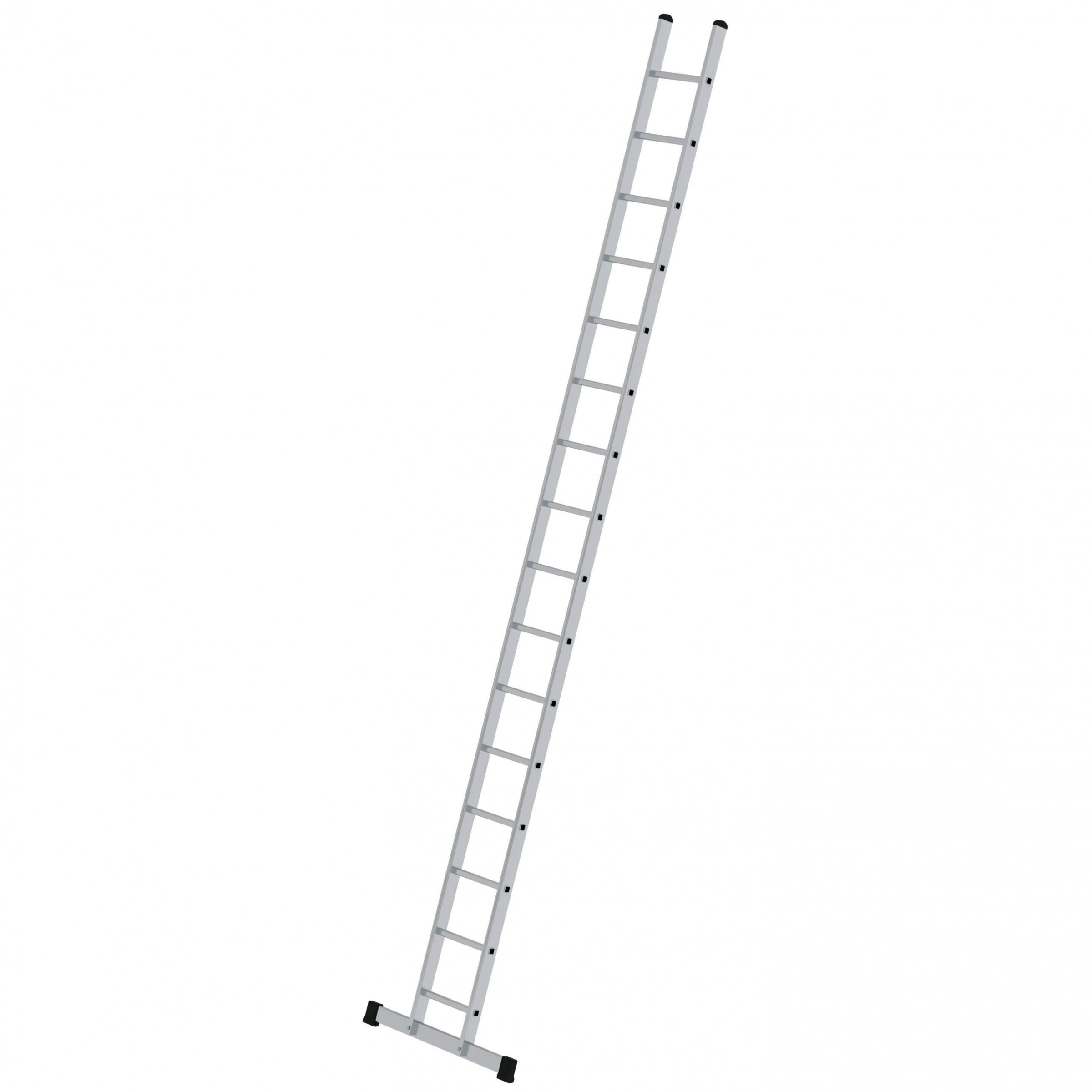Sprossen-Anlegeleiter, mit Standardtraverse, 12 Sprossen Sprossen-Anlegeleiter, mit Standardtraverse, 12 Sprossen