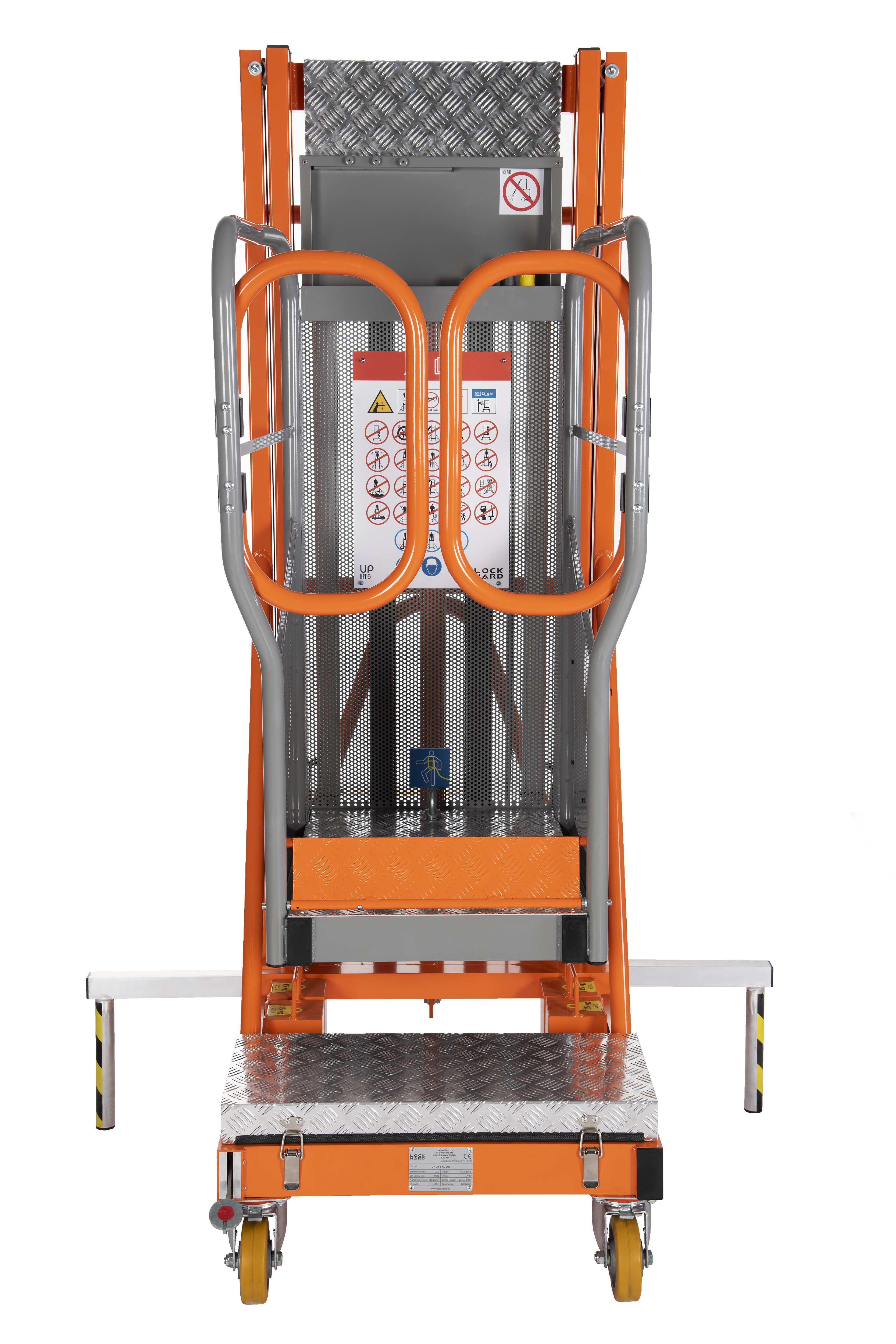 UpLift 5 200 HD-Ausführung mit Schwerlastrollen & zusätzliche Seitenstützen, 200kg Tragkraft UpLift 5 200 HD-Ausführung mit Schwerlastrollen & zusätzliche Seitenstützen, 200kg Tragkraft