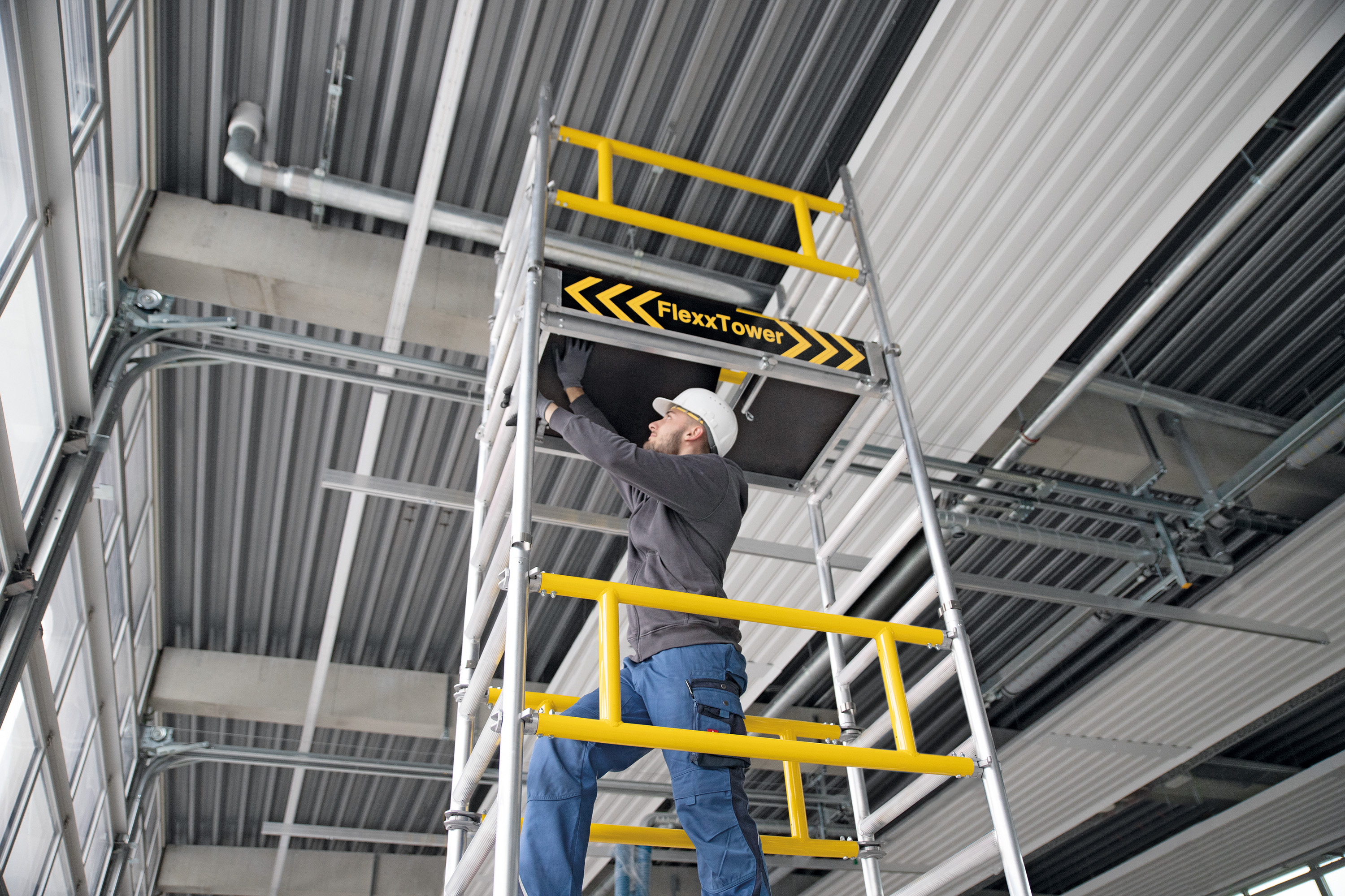 Anwendung Flexx Tower SG, Standhöhe 2,10 m