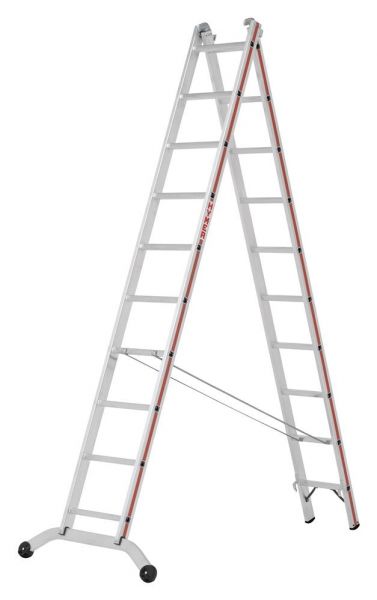Mehrzweckleiter, zweiteilig - 2x6 Sprossen