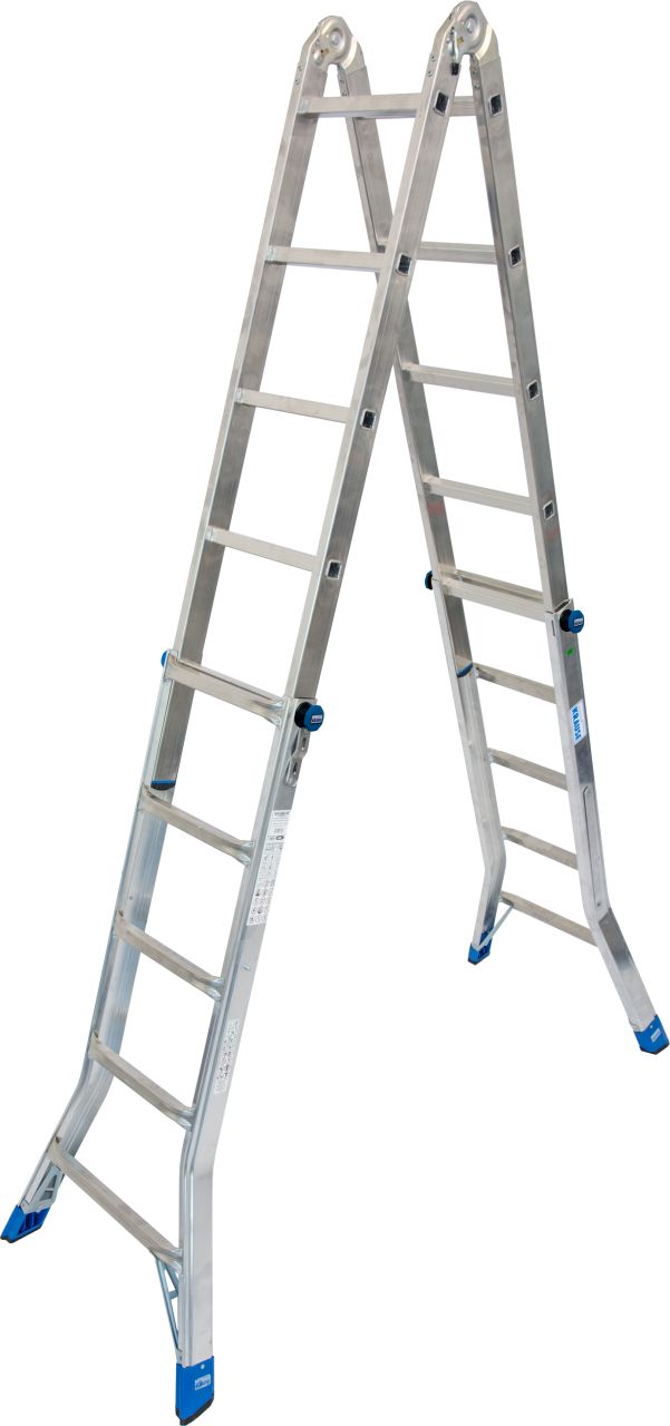 Stabilo Sprossen-Gelenk-Teleskopleiter 4 x 5 Sprossen Stabilo Sprossen-Gelenk-Teleskopleiter 4 x 5 Sprossen