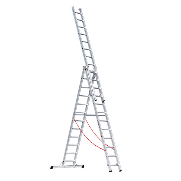 Nr. 307 PREMIUM-Line Alu-Mehrzweckleiter 3-teilig 3x9 Sprossen