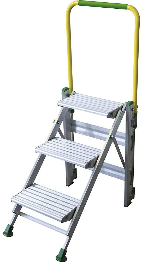 Klapptreppe "Plio" S600, 3 Stufen mit Sicherheitsbügel Klapptreppe "Plio" S600 2 Stufen