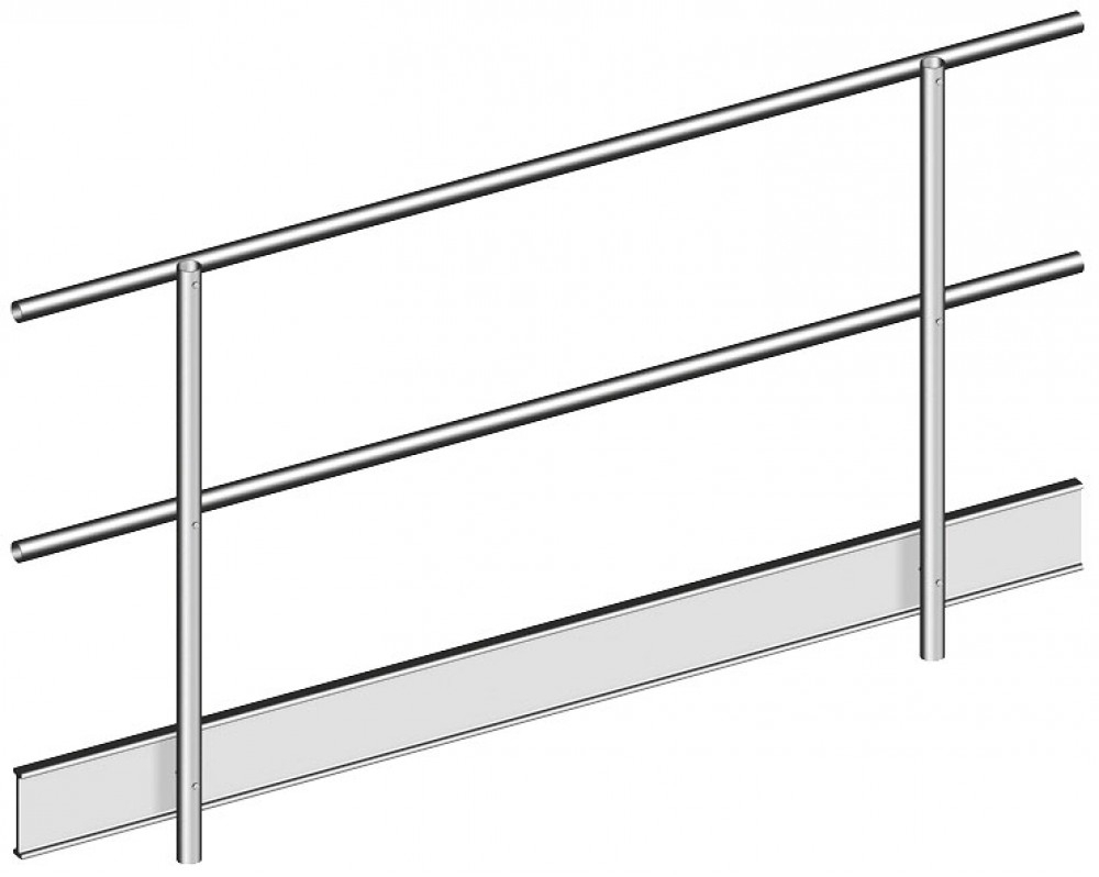 Doppelgeländer mit Bordbrett 3,00 m