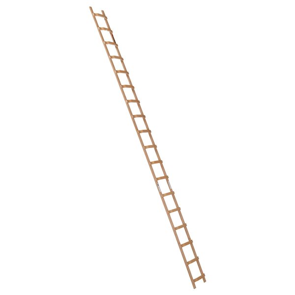 Holz-Dachdeckerauflegeleiter, 8 Sprossen Holz-Dachdeckerauflegeleiter, 8 Sprossen