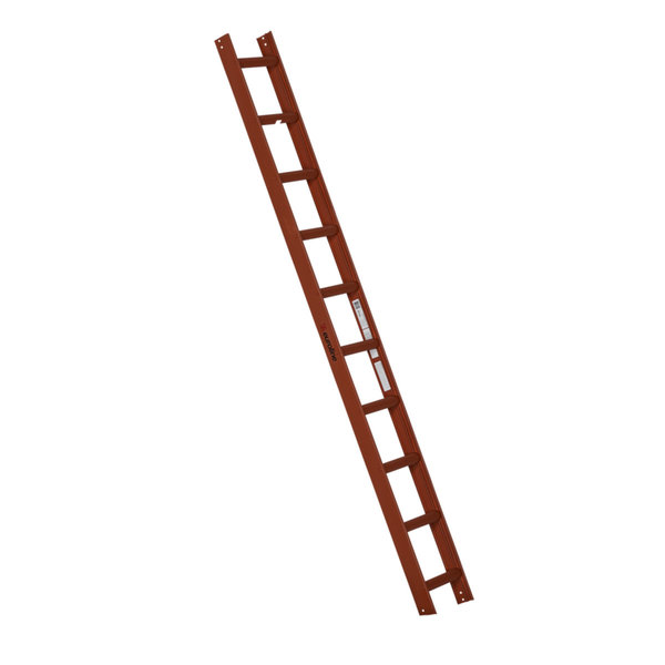 PREMIUM line Alu-Dachauflegeleiter, RAL 8004 rot, 7 Sprossen PREMIUM line Alu-Dachauflegeleiter, RAL 8004 rot, 7 Sprossen