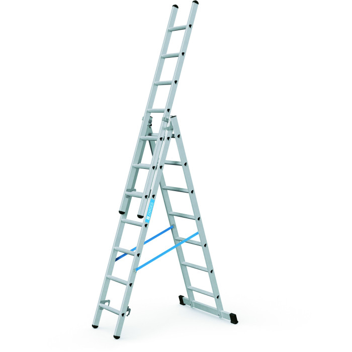 Skymaster DX, Gebördelte Mehrzweckleiter, 3-teilig, 3x7 Sprossen