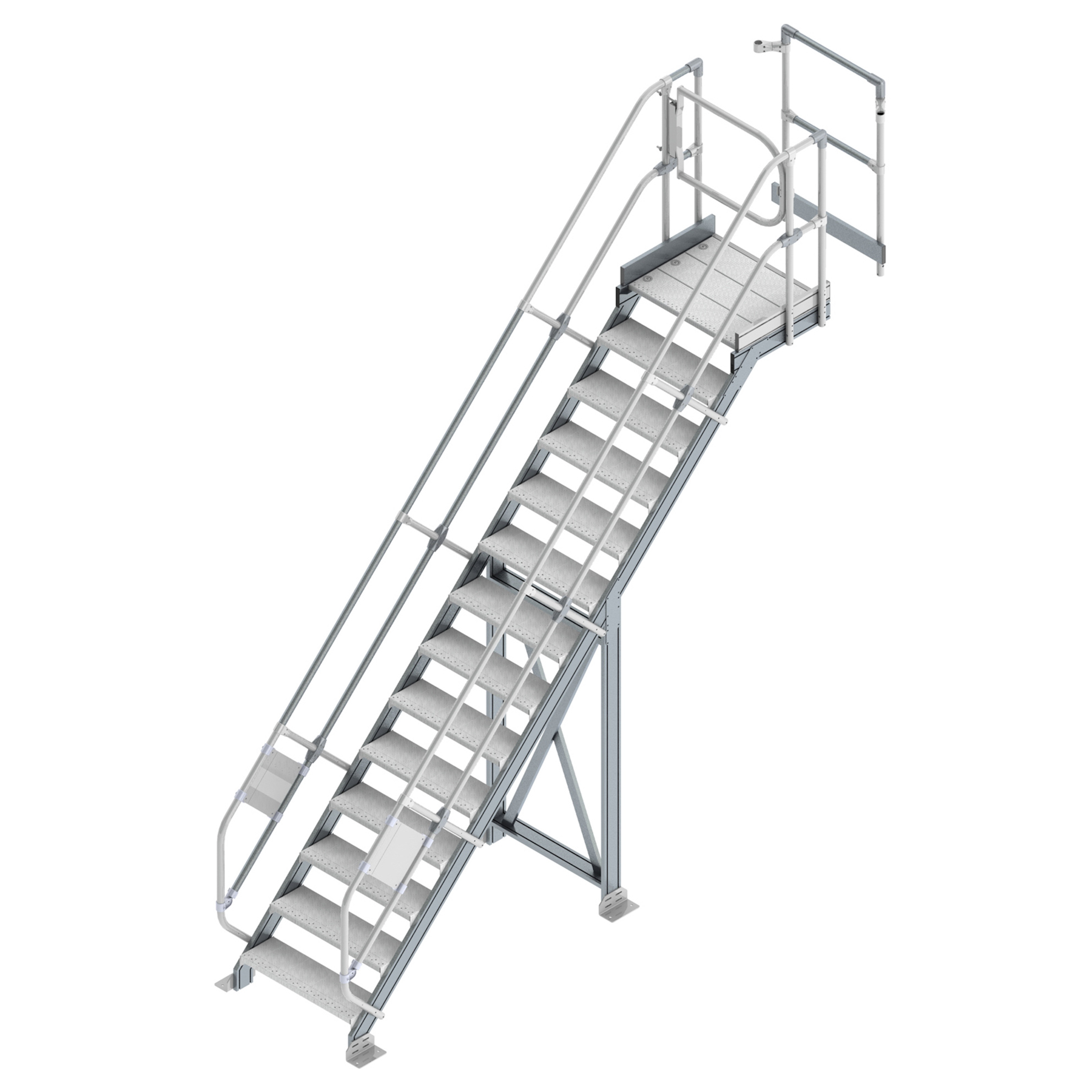 Modul 4 Treppe 45 Grad Enteisungsanlage in Modulbauweise stationär, Modul 3