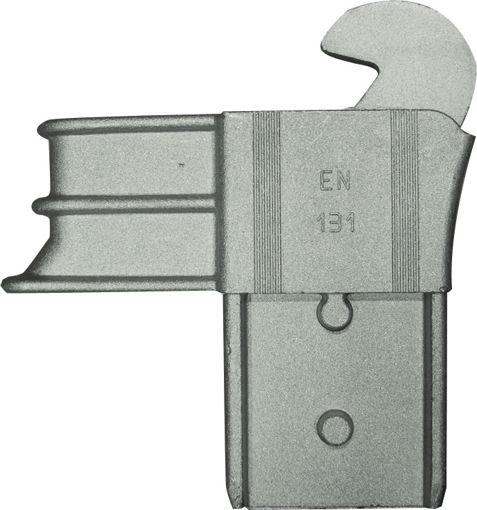Gelenk aus Gussaluminium - 25 x 80 mm - rechts Gelenk aus Gussaluminium - 25 x 80 mm - rechts