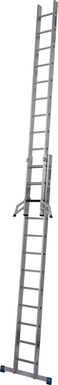 Stabilo Professional Schiebeleiter +S Stabilo Professional Schiebeleiter +S, 2x9 Stufen/Sprossen