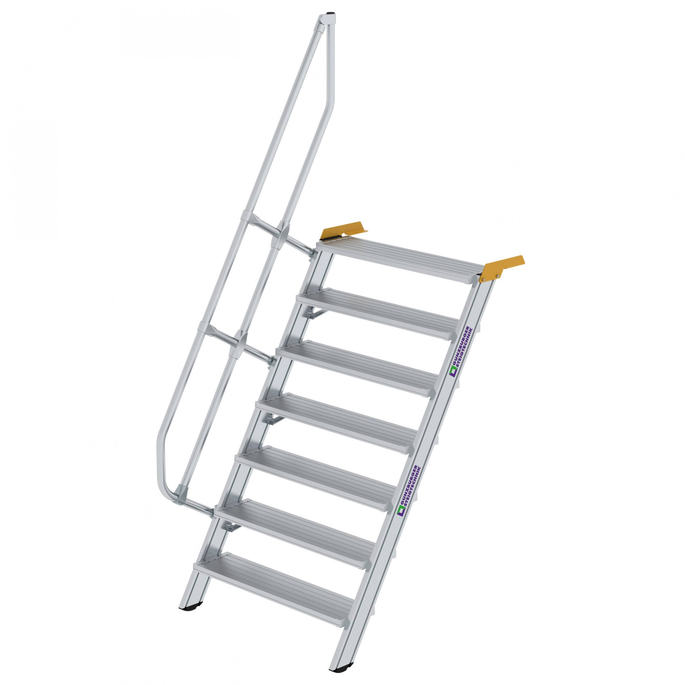 Aluminium-Treppe 60°, Stufenbreite 1000 mm, 5 Stufen Aluminium-Treppe 60°, Stufenbreite 1000 mm, 5 Stufen