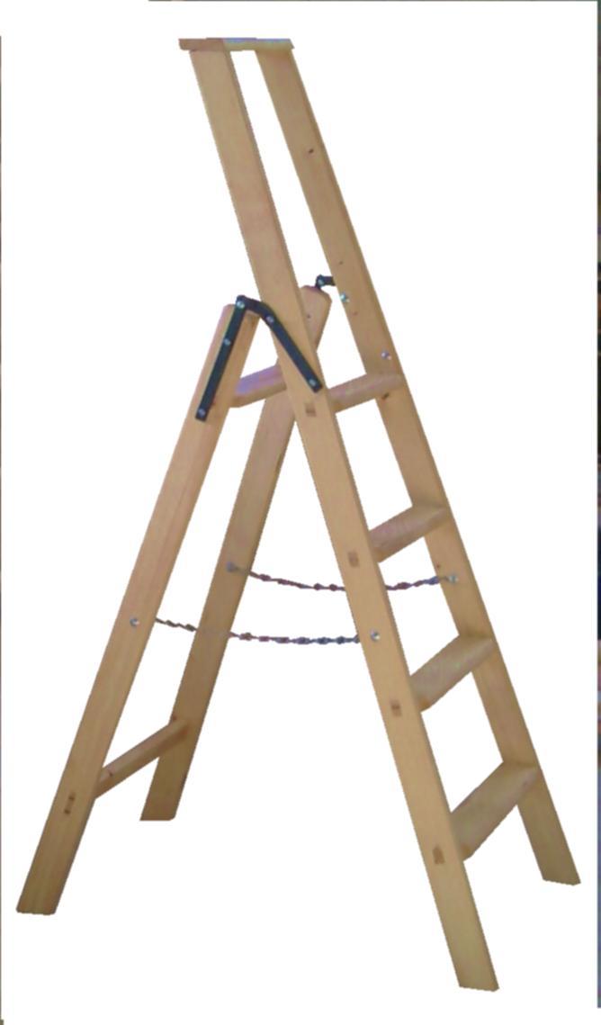 Haushaltsleiter, 5 Stufen, 1,23 m Standhöhe
