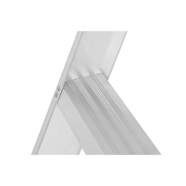 Stufenstehleiter mit Plattform, einseitig begehbar - 8 Stufen