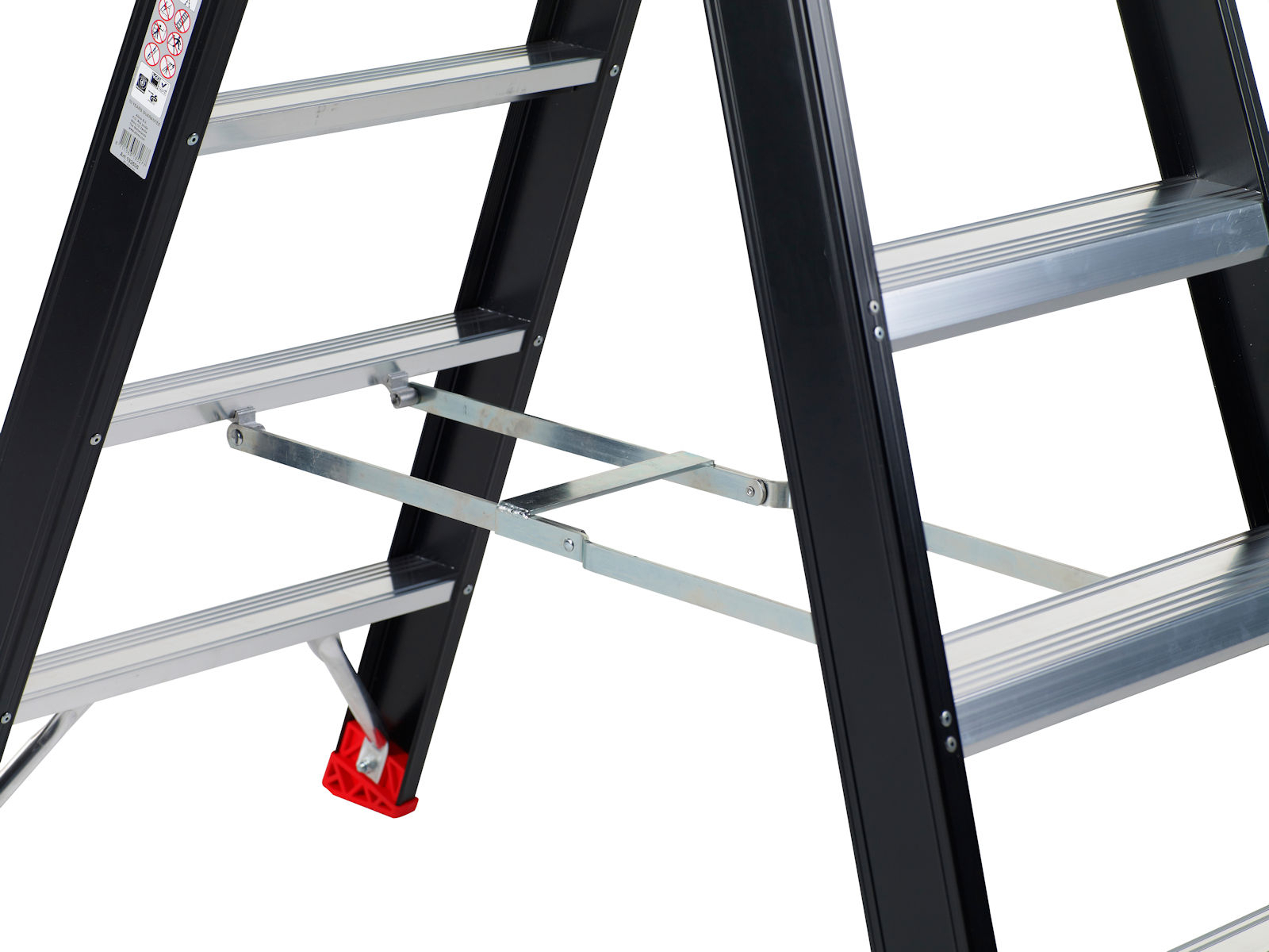 Taurus TDO Stufenstehleiter - beidseitig begehbar, 2 x 2 Stufen