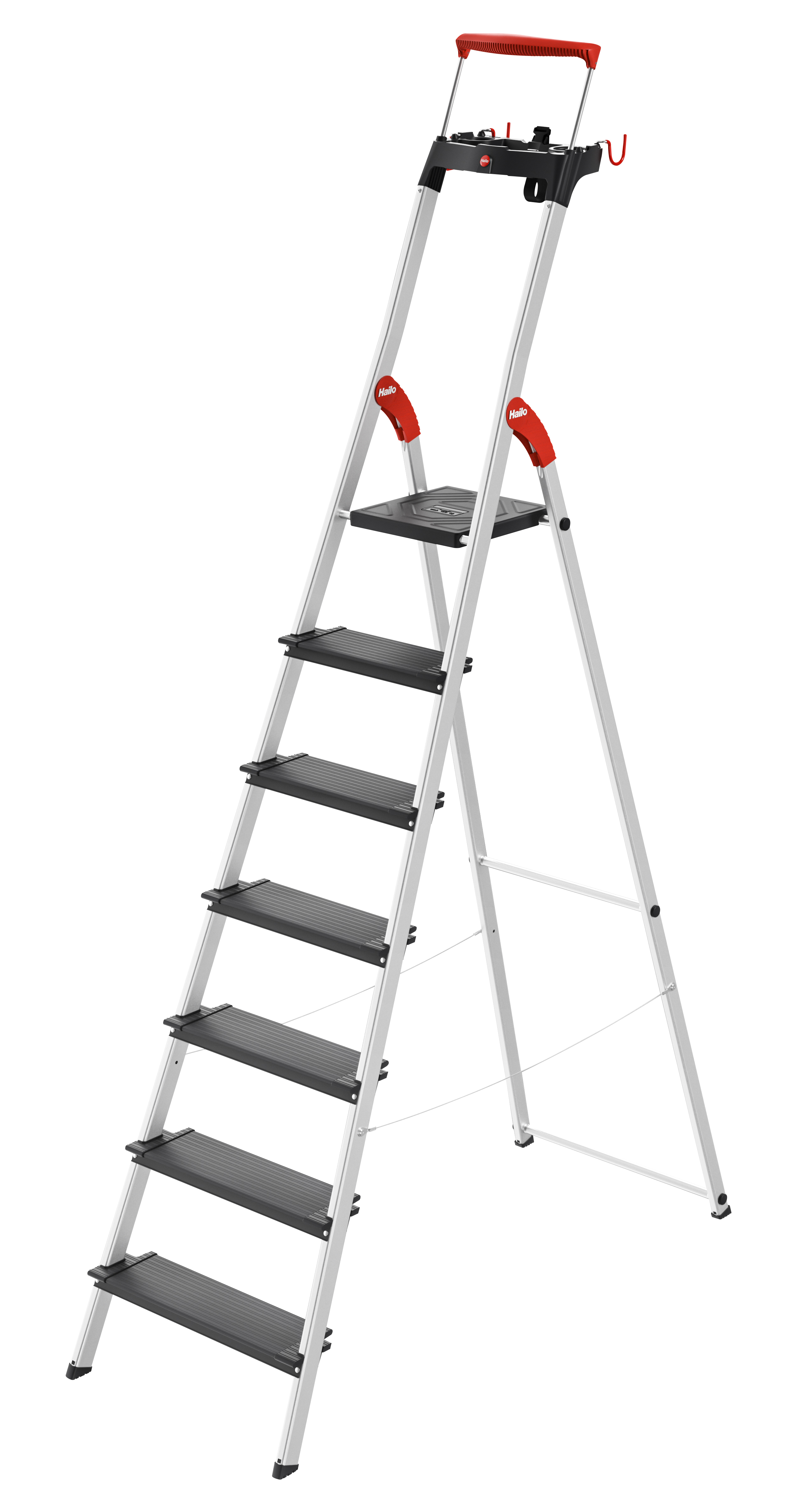 L100 TopLine- Sicherheits-Stehleiter, 8 Stufen