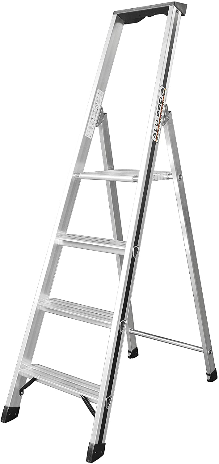 ALU PRO Stufenstehleiter - 4 Stufen