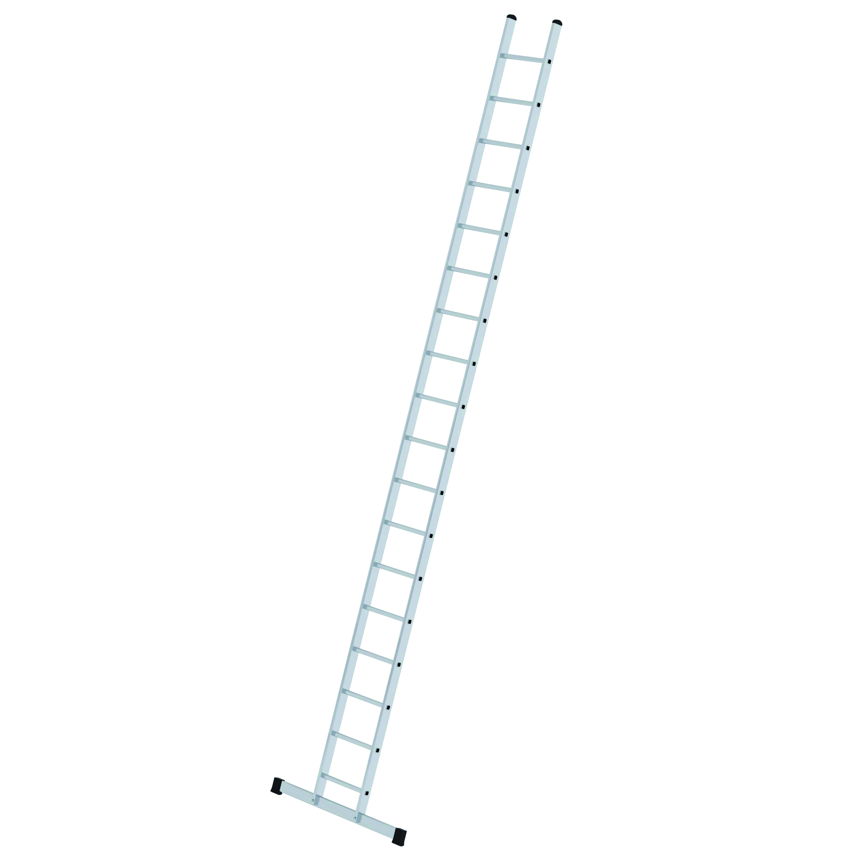 Sprossen-Anlegeleiter mit nivello®-Traverse, 18 Sprossen Sprossen-Anlegeleiter mit nivello®-Traverse - 6 Sprossen