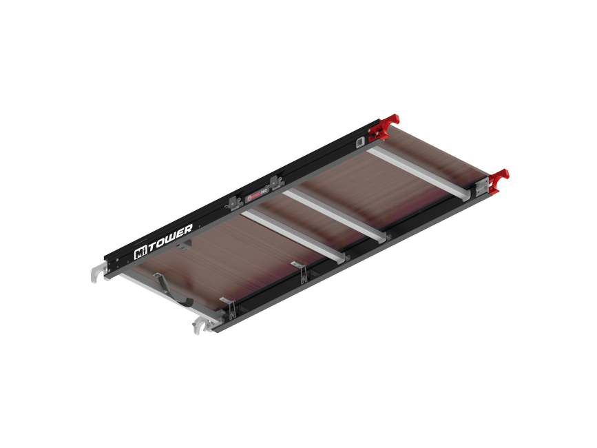Plattform aus Holz - 1.65 m Länge mit Luke - MiTOWER PLUS Plattform aus Holz - 1.65 m Länge mit Luke - MiTOWER PLUS