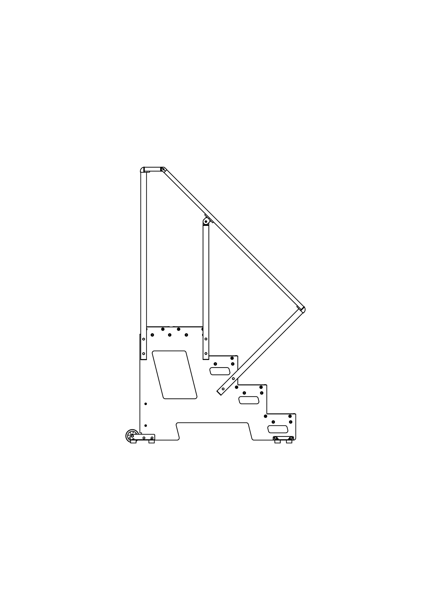 Erweiterungsset, Stufenbreite 600 mm, 3 Stufen