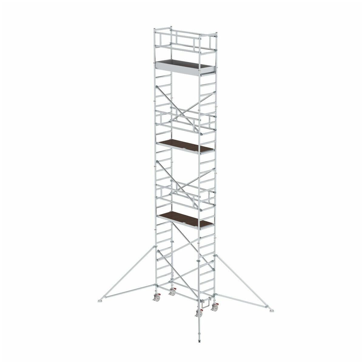 Aluminium-Rollgerüst mit Ausleger, Standhöhe 3,07 m Aluminium-Rollgerüst mit Ausleger, Standhöhe 3,07 m