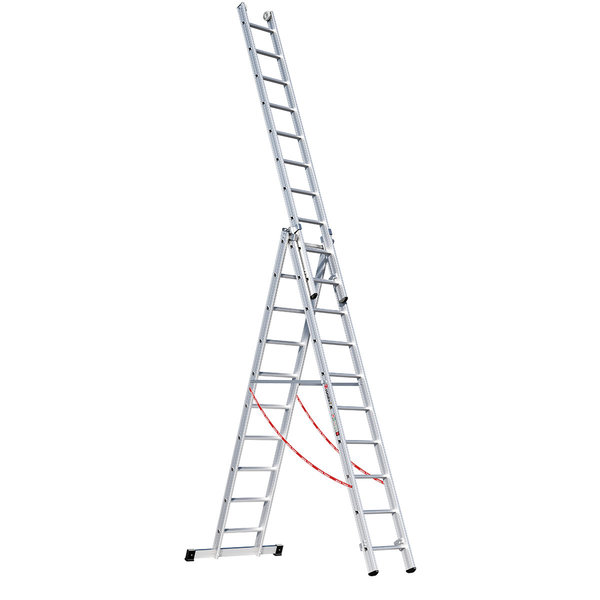 PREMIUM line Alu-Mehrzweckleiter, 3-teilig, 3 x 9 Sprossen
